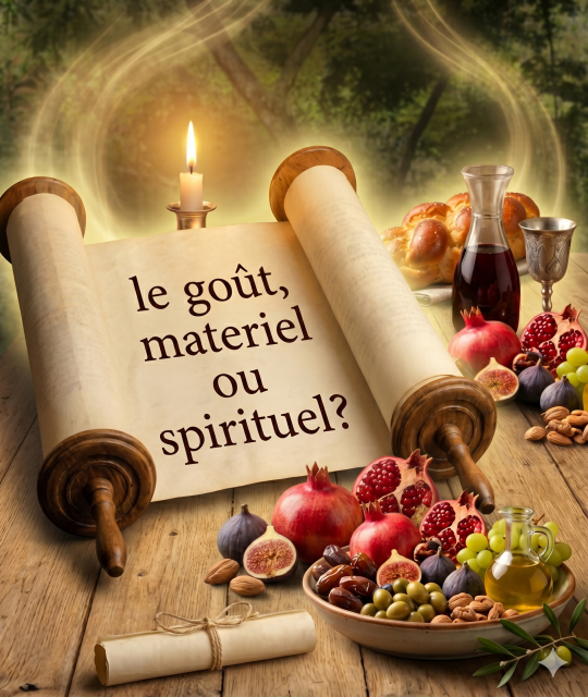 Le goût, matériel ou spirituel?